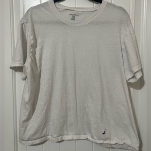Nautica White Tee Shirt Large